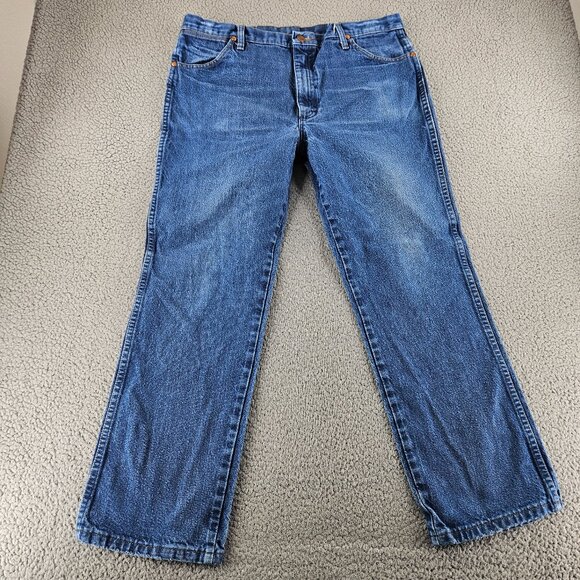 Wrangler Other - Wrangler Jeans Mens 38x30 Blue 936 Cowboy Cut Slim Fit Western Rodeo Rancher